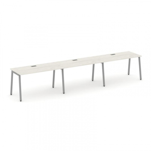 Style Project Рабочая станция 1 сторон. SN-4A.ORS-052 Тиквуд Светлый/Металл Белый 3540*800*750 фото 9