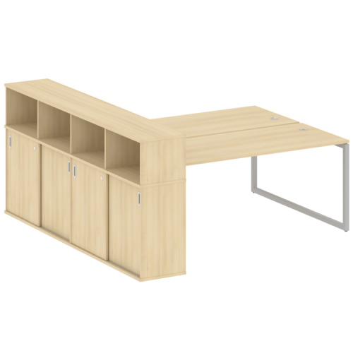 Бенч-система с шкафом-купе на О-обр. м/к Metal System Quattro 40БО.РС-СШК-4.5 фото 8