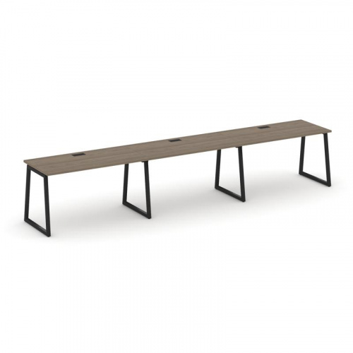 Style Project Рабочая станция 1 сторон. SN-4T1.ORS-053 Акация Лорка/Металл Антрацит/Заглушка Пластик фото 8