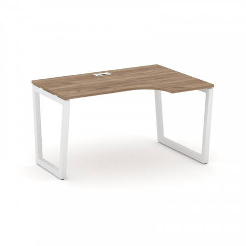 Style Project Стол рабочий эргоном. SN-5T2.SPA-011(R) Акация Лорка/Металл Антрацит/Заглушка Пластик фото 11