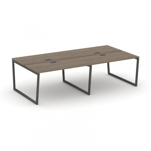 Style Project Рабочая станция 2-х сторон. SN-4T2.DRS-042 Акация Лорка/Металл Антрацит/Заглушка Пласт фото 25