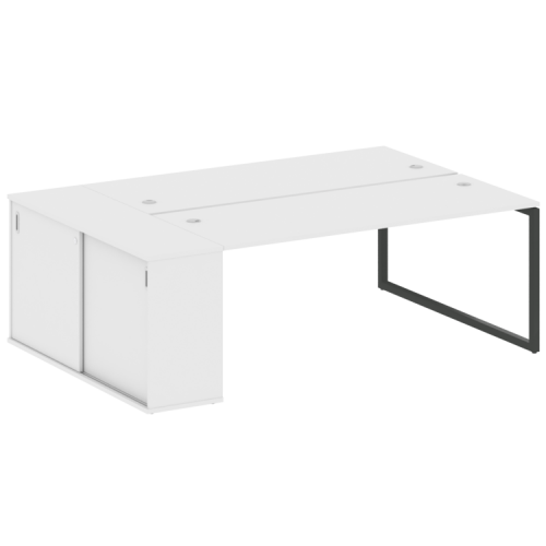 Бенч-система с шкафом-купе на О-обр. м/к Metal System Quattro 40БО.РС-СШК-1.5 фото 7