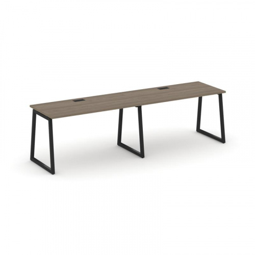 Style Project Рабочая станция 1 сторон. SN-4T1.ORS-003 Акация Лорка/Металл Антрацит/Заглушка Пластик фото 8