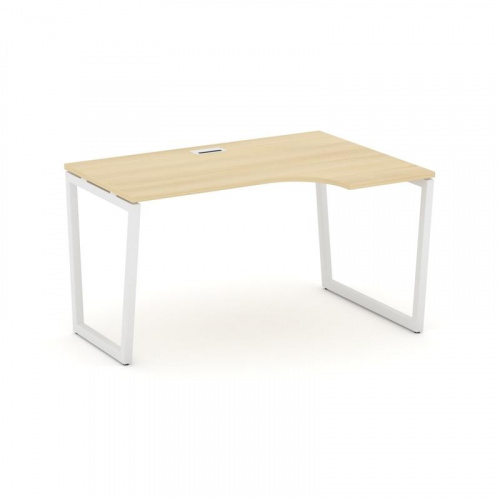 Style Project Стол рабочий эргоном. SN-4T2.SPA-001(R) Акация Лорка/Металл Антрацит/Заглушка Пластик фото 21