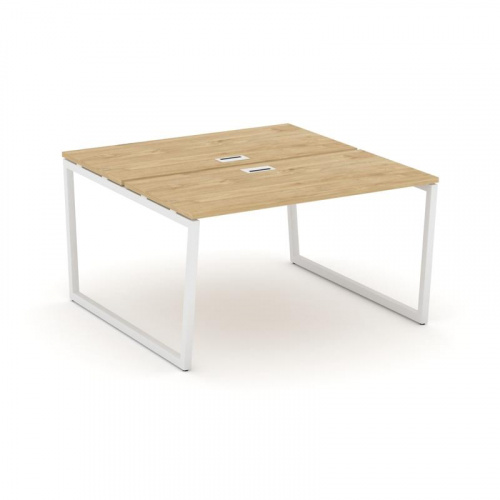 Style Project Рабочая станция 2-х сторон. SN-4T2.DRS-024 Акация Лорка/Металл Антрацит/Заглушка Пласт фото 3