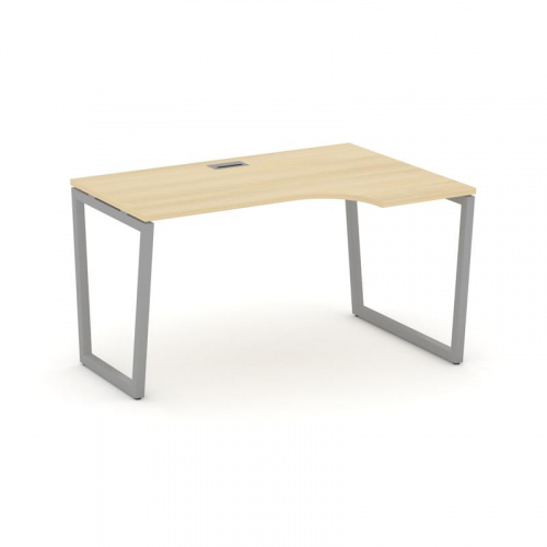 Style Project Стол рабочий эргоном. SN-4T2.SPA-001(R) Акация Лорка/Металл Антрацит/Заглушка Пластик фото 20