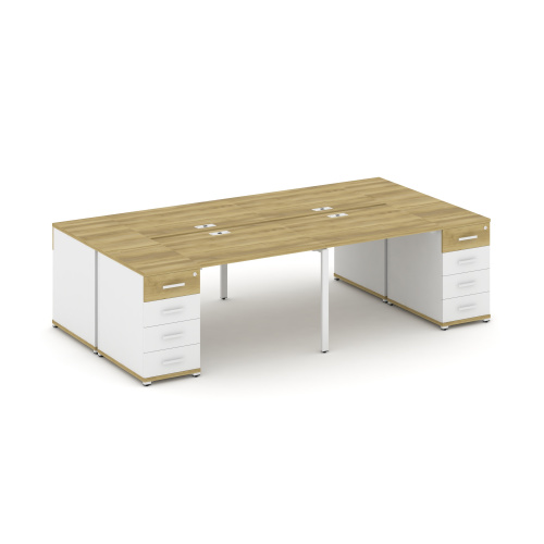 Бенч-система на 4 места с 2 опорными тумбами Concept CN.DRS-425 фото 11