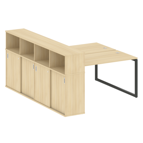 Бенч-система с шкафом-купе на О-обр. м/к Metal System Quattro 40БО.РС-СШК-4.3 фото 12