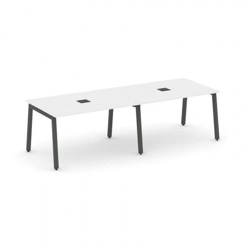 Style Project Стол переговорный SN-5A.SPRG-014 Акация Лорка/Металл Белый 3160*980*750 фото 26