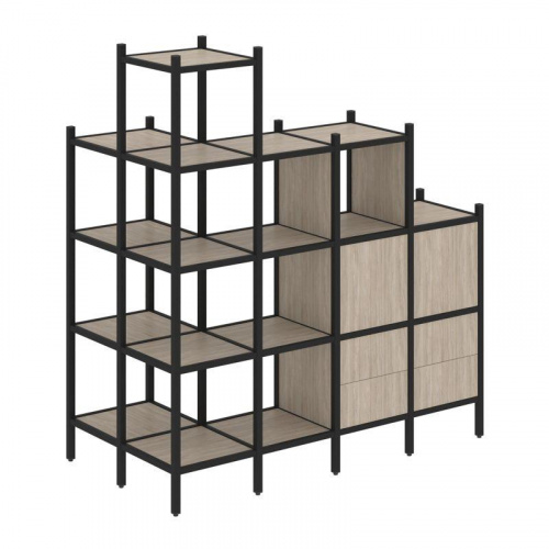 Стеллаж офисный угловой Loft VR.L-58 фото 7 Стеллаж офисный угловой Loft VR.L-58 фото 7