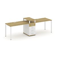 Бенч-система на 2 места с 1 опорной тумбой Concept CN.ORS-418