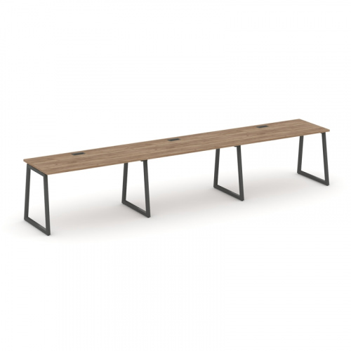 Style Project Рабочая станция 1 сторон. SN-4T1.ORS-053 Акация Лорка/Металл Антрацит/Заглушка Пластик фото 10