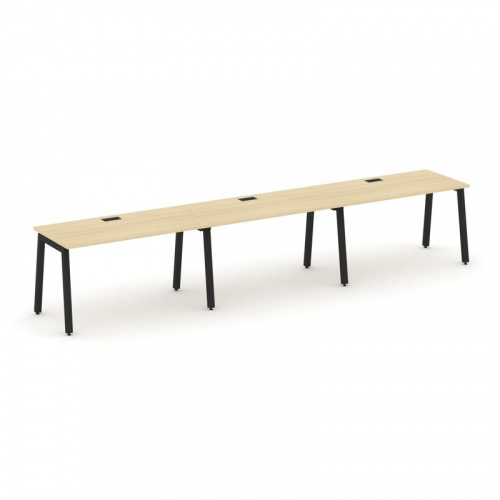 Style Project Рабочая станция 1 сторон. SN-5A.ORS-051 Акация Лорка/Металл Белый 2940*800*750 фото 3