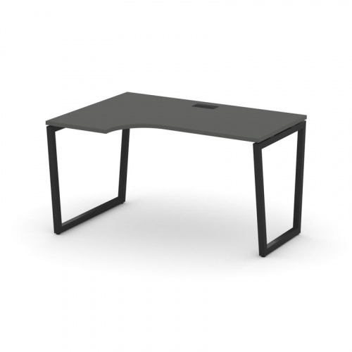 Style Project Стол рабочий эргоном. SN-4T2.SPA-021(L) Акация Лорка/Металл Антрацит/Заглушка Пластик фото 5