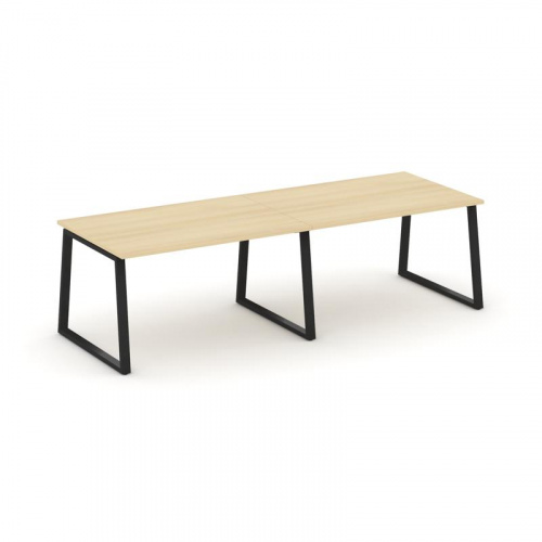 Style Project Стол переговорный SN-6T1.SPRG-014.3 Акация Лорка/Металл Антрацит 3160*980*750 фото 5