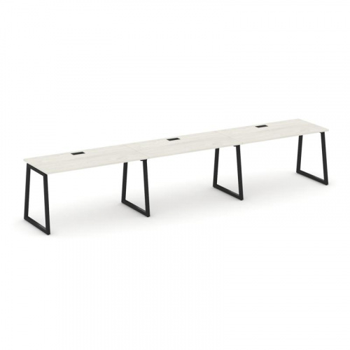 Style Project Рабочая станция 1 сторон. SN-4T1.ORS-053 Акация Лорка/Металл Антрацит/Заглушка Пластик фото 7