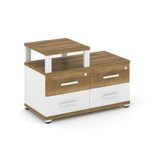Тумба приставная с 4 ящиками Concept CN.TSP-002 W