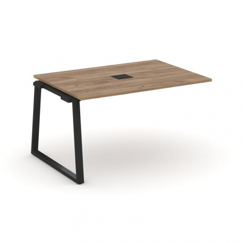 Style Project Проходной наб. элем. перег. стола SN-6T1.NSPRG-001 Акация Лорка/Металл Антрацит/Заглуш фото 5