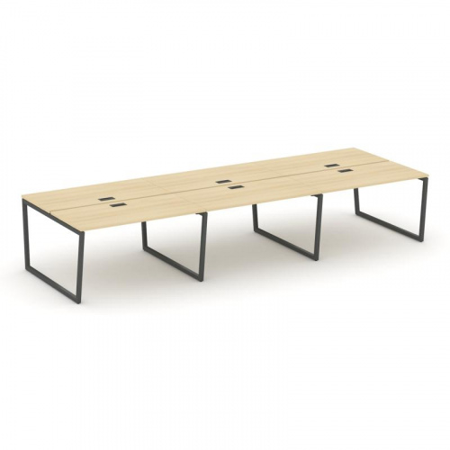 Style Project Рабочая станция 2-х сторон. SN-4T2.DRS-073 Акация Лорка/Металл Антрацит/Заглушка Пласт фото 28