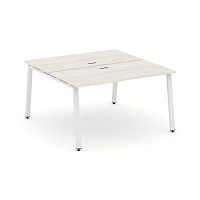 Style Project Рабочая станция 2-х сторон. SN-6A.DRS-012 Дуб Наварра/Металл Белый 1180*1432*750