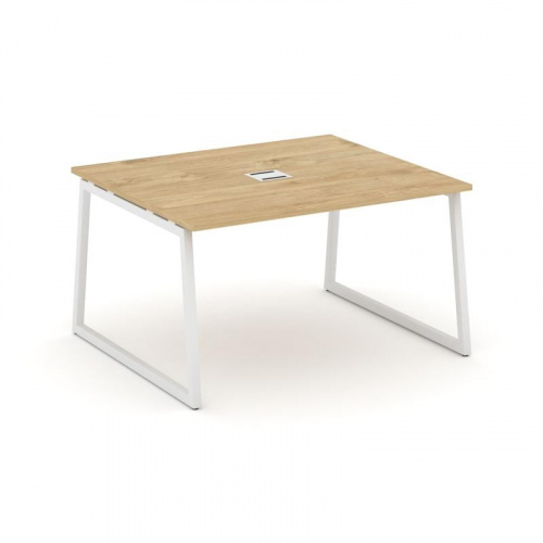 Style Project Стол переговорный SN-4T1.SPRG-033 Акация Лорка/Металл Антрацит/Заглушка Металл Антраци фото 3