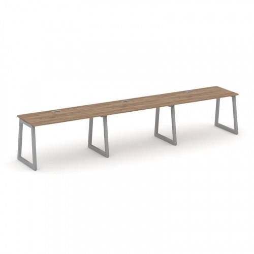 Style Project Рабочая станция 1 сторон. SN-5T1.ORS-041 Акация Лорка/Металл Антрацит/Заглушка Пластик фото 10