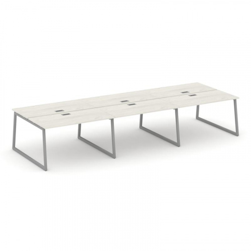 Style Project Рабочая станция 2-х сторон. SN-4T1.DRS-064 Акация Лорка/Металл Антрацит/Заглушка Пласт фото 17