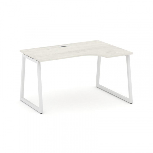 Style Project Стол рабочий эргоном. SN-4T1.SPA-002(R) Акация Лорка/Металл Антрацит/Заглушка Пластик фото 18