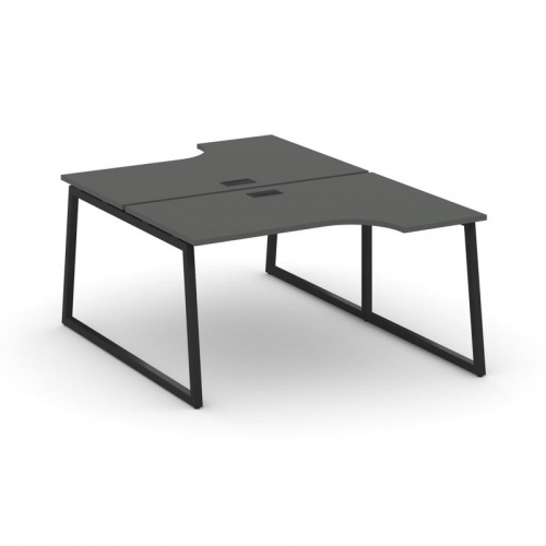 Style Project Рабочая станция эргоном. SN-4T1.DRPA-021 Акация Лорка/Металл Антрацит/Заглушка Пластик фото 6