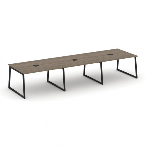 Style Project Стол переговорный SN-4T1.SPRG-053 Акация Лорка/Металл Антрацит/Заглушка Металл Антраци фото 6 Style Project Стол переговорный SN-4T1.SPRG-053 Акация Лорка/Металл Антрацит/Заглушка Металл Антраци фото 6