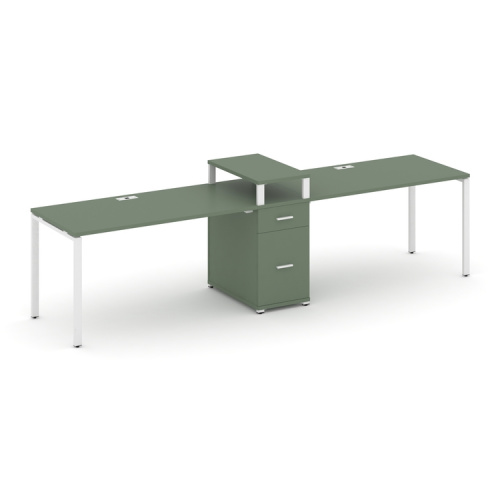 Бенч-система на 2 места с 1 опорной тумбой Concept CN.ORS-423