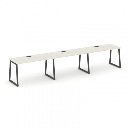 Style Project Рабочая станция 1 сторон. SN-4T1.ORS-053 Акация Лорка/Металл Антрацит/Заглушка Пластик фото 9