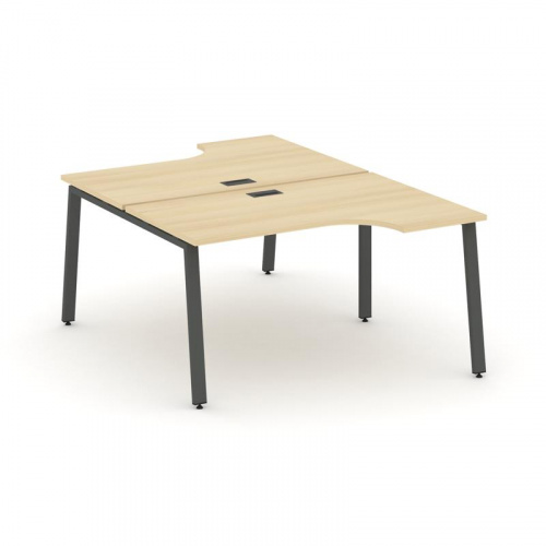 Style Project Рабочая станция эргоном. SN-6A.DRPA-002 Тиквуд Светлый/Металл Антрацит 1580*1232/1992* фото 26