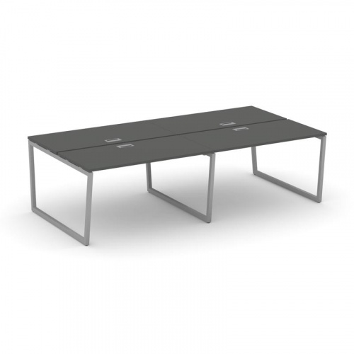 Style Project Рабочая станция 2-х сторон. SN-4T2.DRS-042 Акация Лорка/Металл Антрацит/Заглушка Пласт фото 17