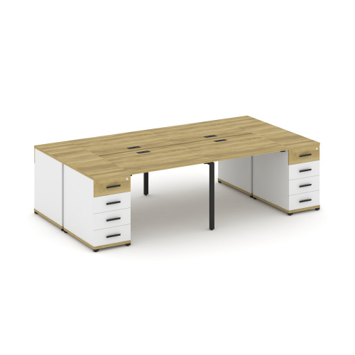 Бенч-система на 4 места с 2 опорными тумбами Concept CN.DRS-425 фото 6