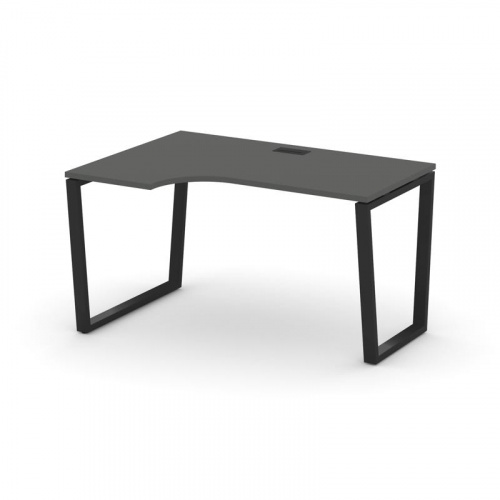 Style Project Стол рабочий эргоном. SN-6T2.SPA-021(L) Акация Лорка/Металл Антрацит/Заглушка Пластик фото 9