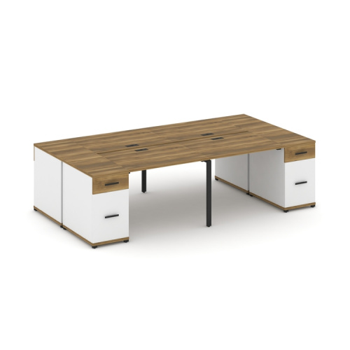 Бенч-система на 4 места с 2 опорными тумбами Concept CN.DRS-429 фото 7