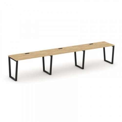 Style Project Рабочая станция 1 сторон. SN-6T2.ORS-051 Акация Лорка/Металл Антрацит/Заглушка Пластик