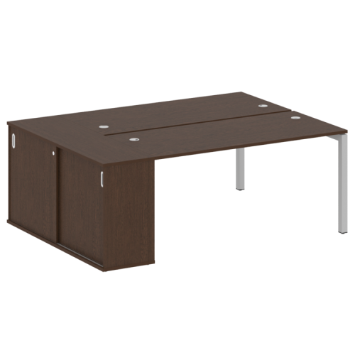 Бенч-система с шкафом-купе на П-обр. м/к Metal System Quattro 50БП.РС-СШК-1.4 фото 9