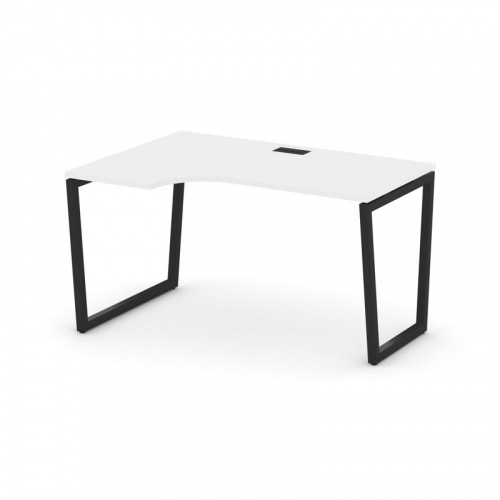 Style Project Стол рабочий эргоном. SN-4T2.SPA-021(L) Акация Лорка/Металл Антрацит/Заглушка Пластик фото 4