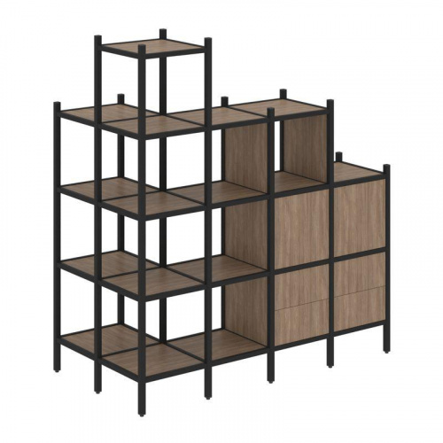 Стеллаж офисный угловой Loft VR.L-58 фото 10 Стеллаж офисный угловой Loft VR.L-58 фото 10