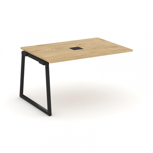 Style Project Проходной наб. элем. перег. стола SN-4T1.NSPRG-001 Акация Лорка/Металл Антрацит/Заглуш