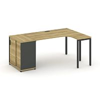 Стол эргономичный с опорным шкафом-купе Concept CN.SA-218(R)