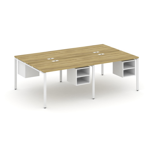 Бенч-система на 4 места с подвесными тумбами Concept CN.DRS-126 фото 9