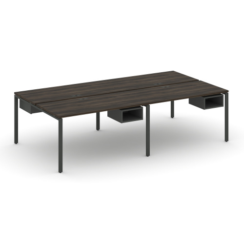 Бенч-система на 4 места с подвесными тумбами Concept CN.DRS-122 фото 2