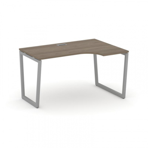 Style Project Стол рабочий эргоном. SN-4T2.SPA-001(R) Акация Лорка/Металл Антрацит/Заглушка Пластик фото 13