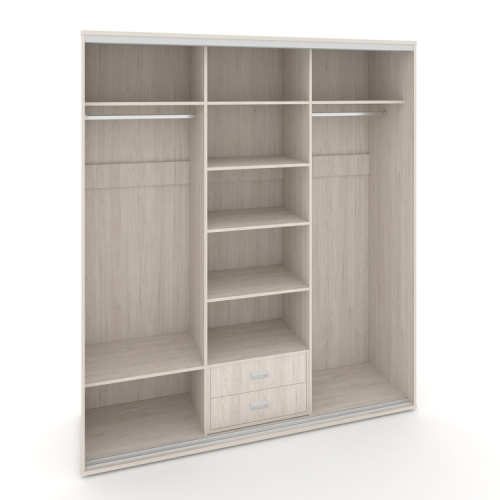 Корпус 3-х секционного шкафа высокого L=2519мм Maris SH.K3-7.1 K1 фото 2