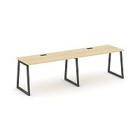 Style Project Рабочая станция 1 сторон. SN-4T1.ORS-024 Акация Лорка/Металл Антрацит/Заглушка Пластик