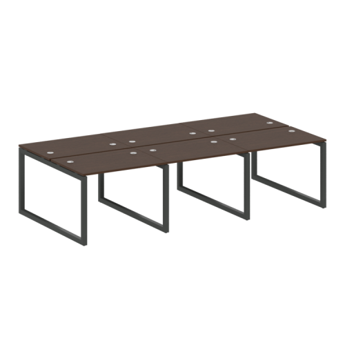 Бенч-система на 6 рабочих мест на О-обр. м/к Metal System Quattro 50БО.СМ-6.1 фото 9