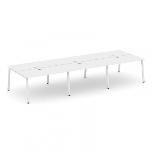 Style Project Рабочая станция 2-х сторон. SN-6A.DRS-083 Белый/Металл Белый 4140*1632*750 фото 28